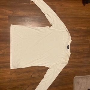 Yellow long sleeved shirt